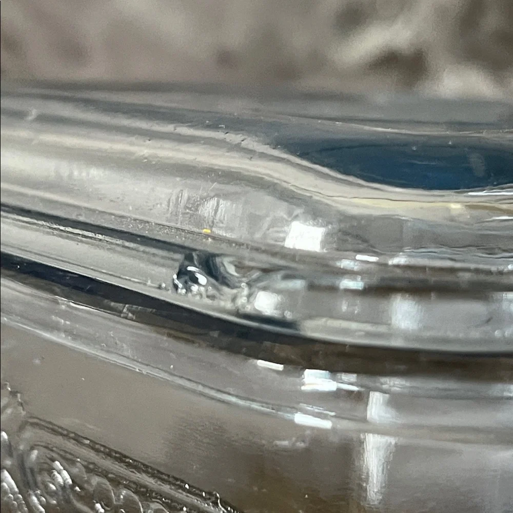 Vintage Fire-King Sapphire Blue Philbe Pattern Glass Refrigerator Dish 1941-1956